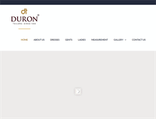 Tablet Screenshot of durontailors.com